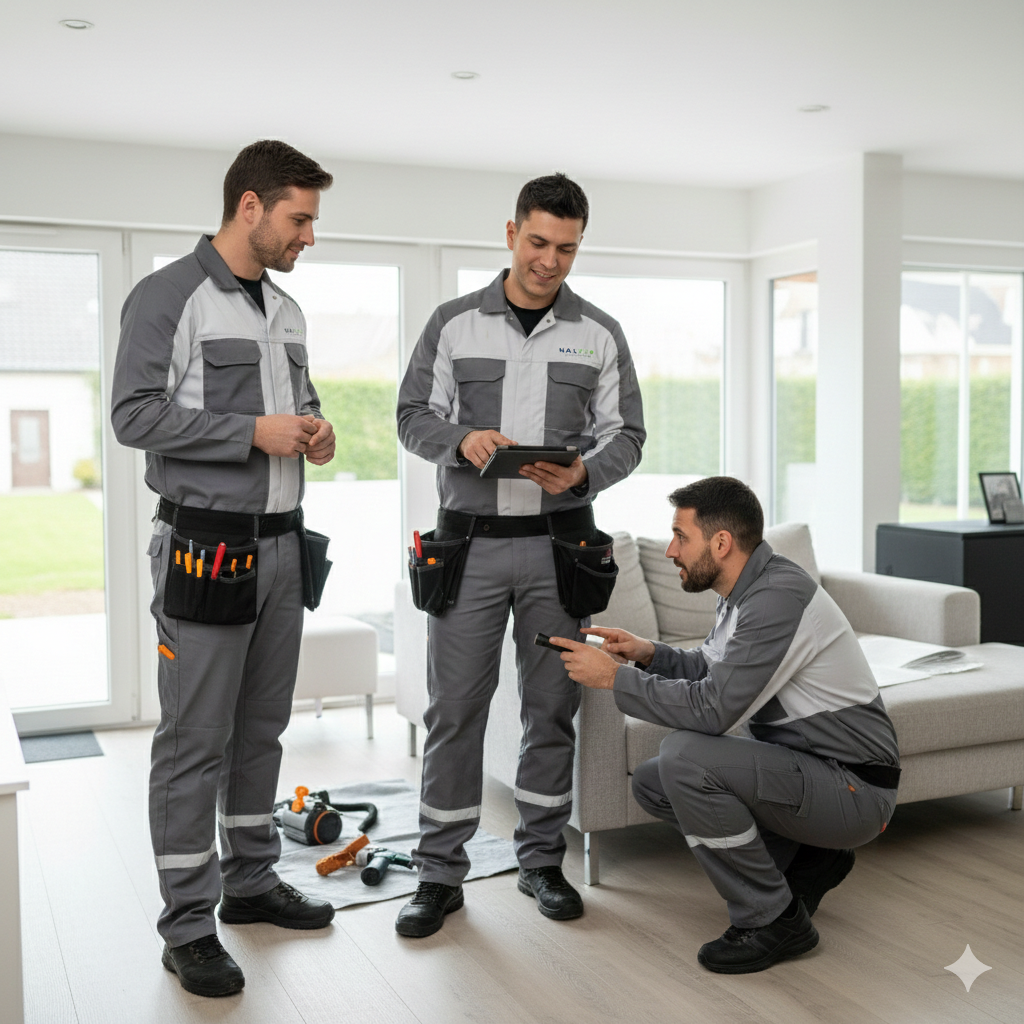 Logement propre et sain après traitement anti-punaises de lit